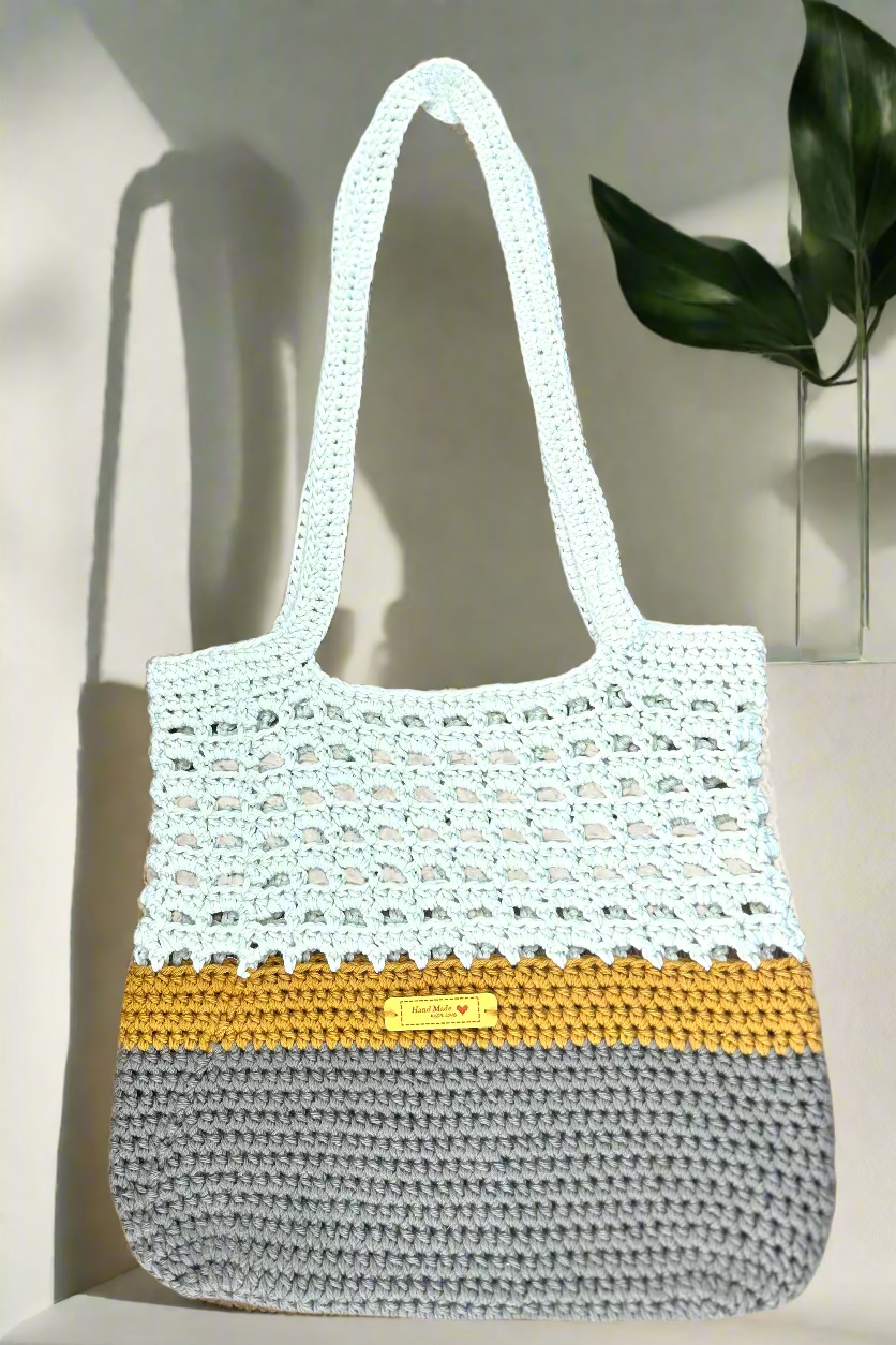 Handmade Crocheted Bohemian Bag