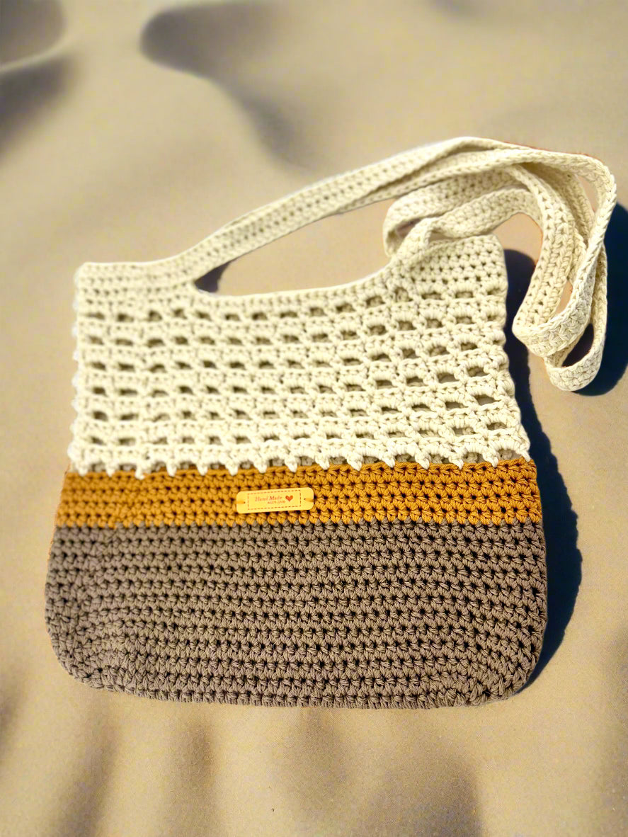 Handmade Crocheted Bohemian Bag