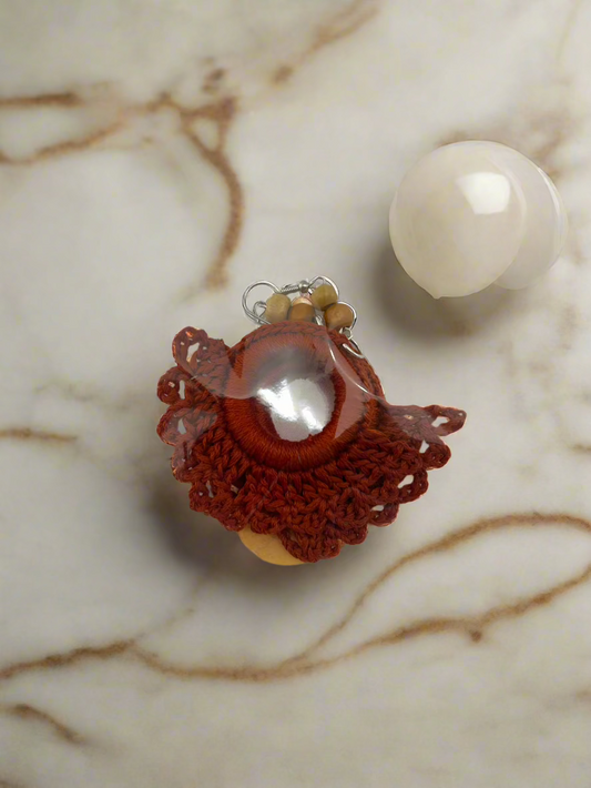 Handmade Crocheted Steel Earrings – Elegant & Unique