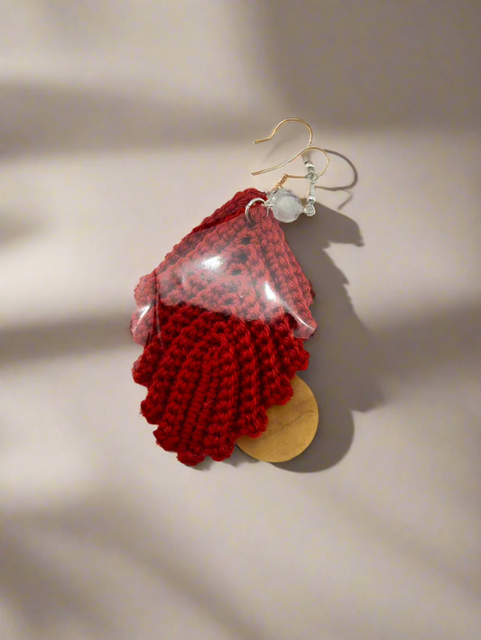 Handmade Crocheted Steel Earrings – Elegant & Unique